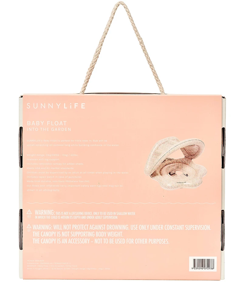 Sunnylife Baby Into the Garden Floral Inflatable Float