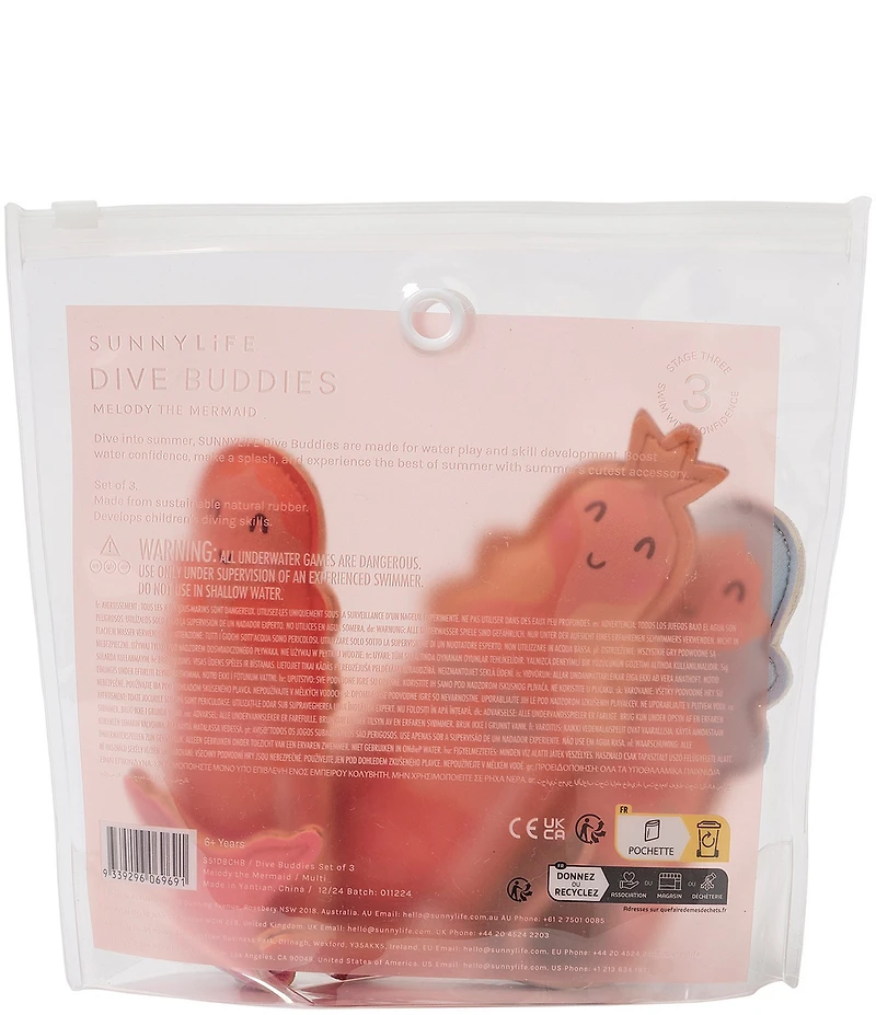 Sunnylife Melody The Mermaid Dive Buddies 3-Piece Set