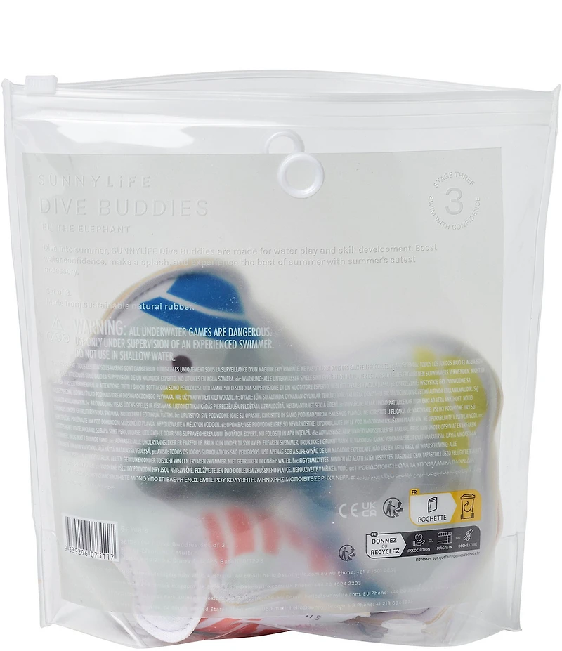 Sunnylife Eli The Elephant Dive Buddies 3-Piece Set