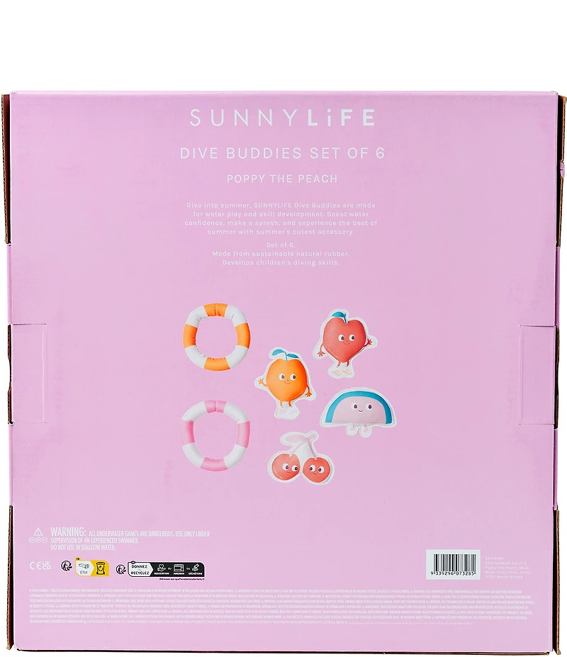 Sunnylife Poppy The Peach Dive Buddies -Piece Set