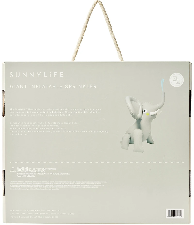 Sunnylife Eli The Elephant Inflatable Giant Sprinkler