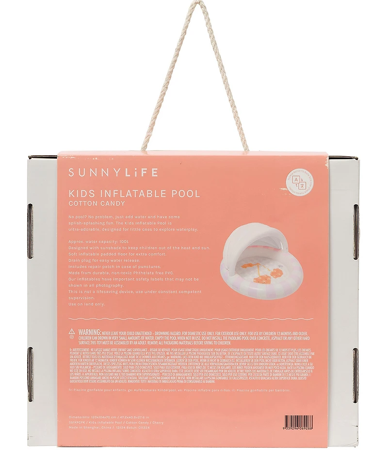 Sunnylife Kids Cotton Candy Cherry Inflatable Pool