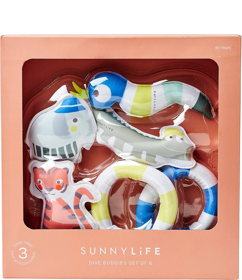 Sunnylife Into The Jungle Dive Buddies 6-Piece Set