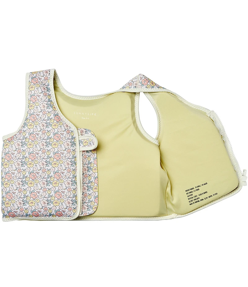 Sunnylife Little Girls Into The Garden Floral Float Vest