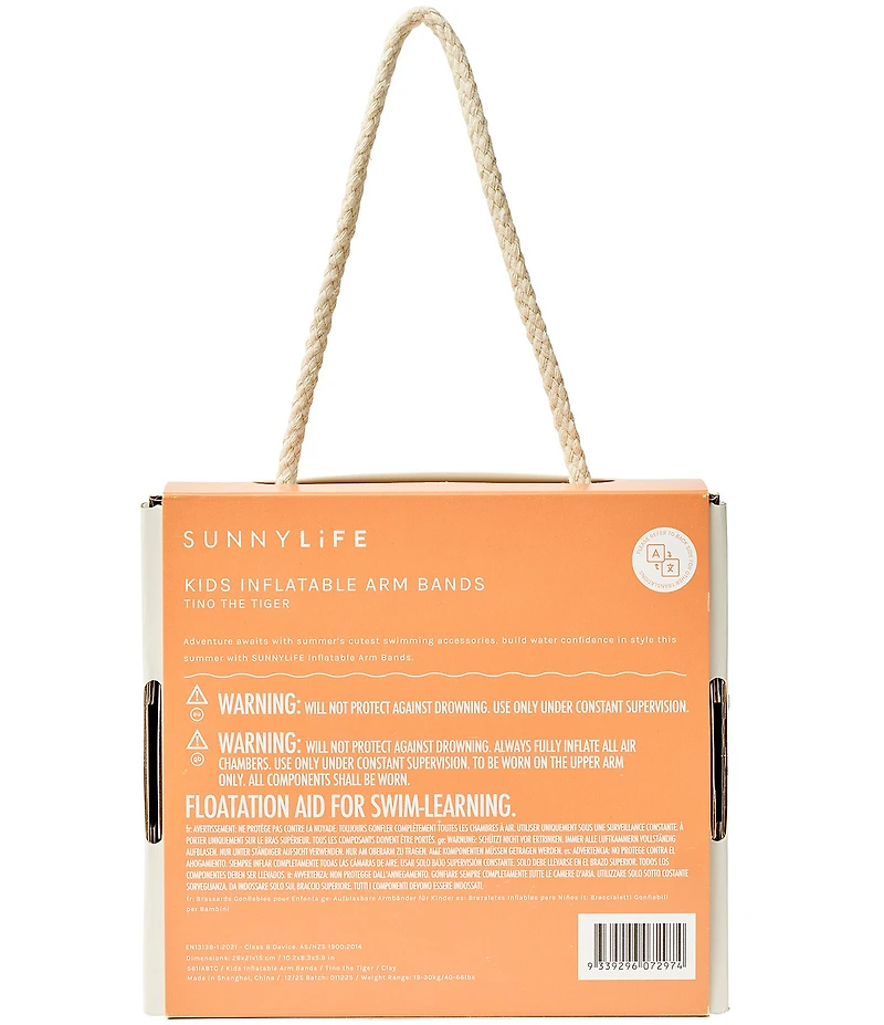 Sunnylife Tino The Tiger Inflatable Arm Band Floats