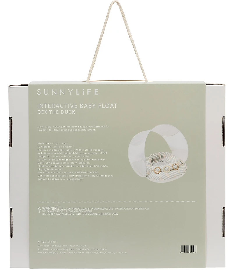 Sunnylife Interactive Inflatable Baby Float