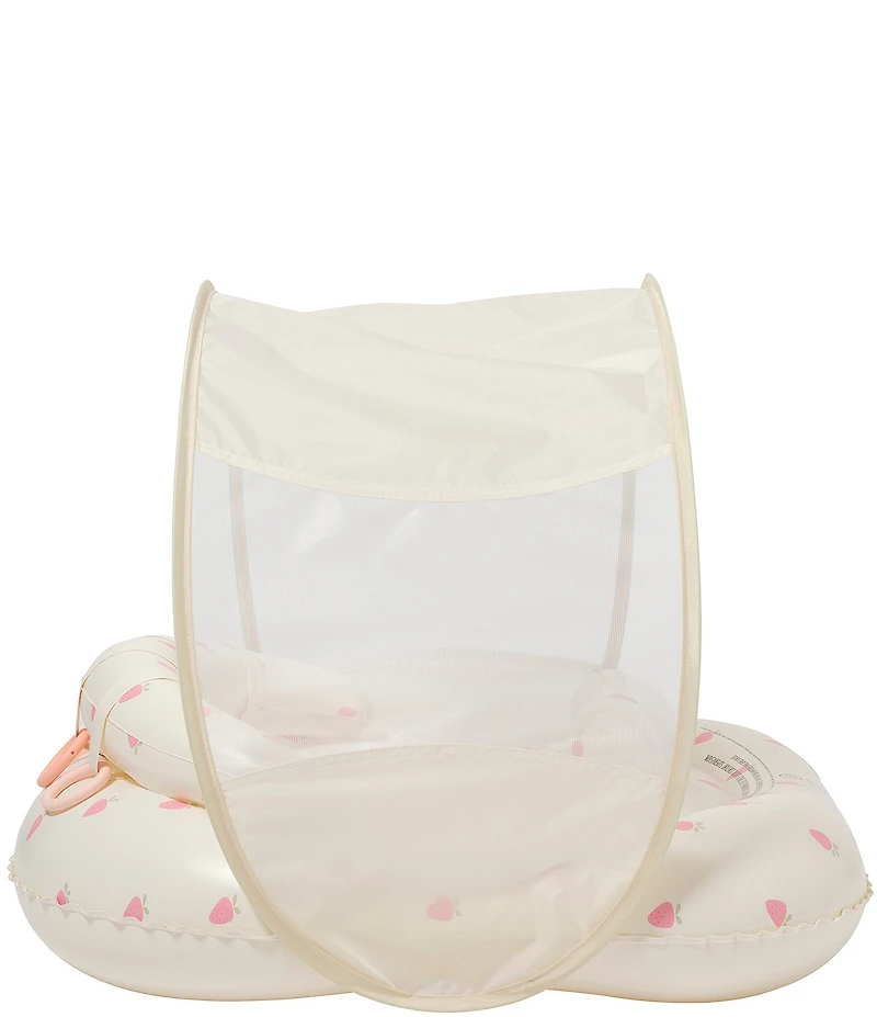 SunnyLife Strawberry Sunshine Pink Interactive Inflatable Baby Float