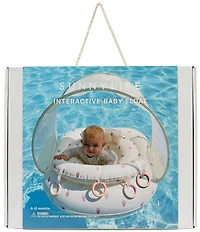 SunnyLife Strawberry Sunshine Pink Interactive Inflatable Baby Float