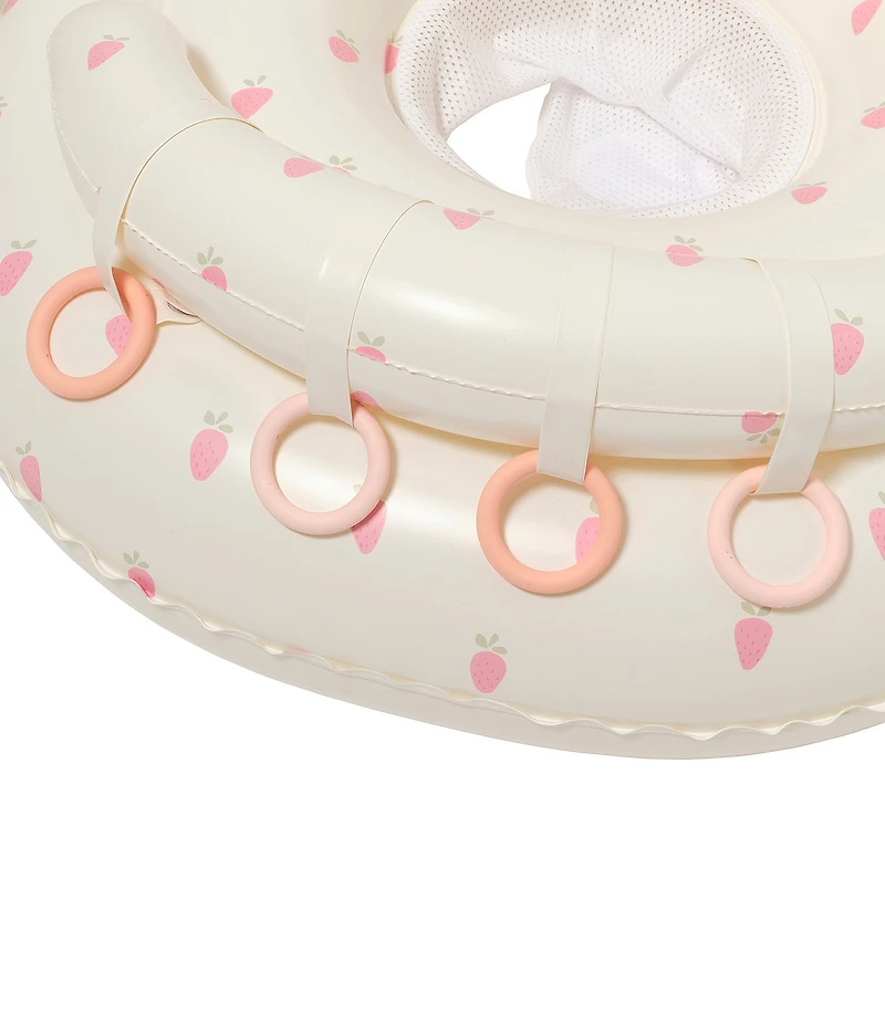 SunnyLife Strawberry Sunshine Pink Interactive Inflatable Baby Float