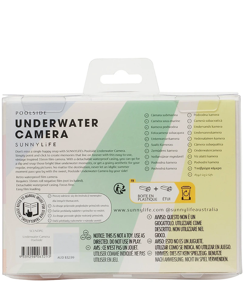 Sunnylife Pool Side Stripe Pastel Underwater Camera