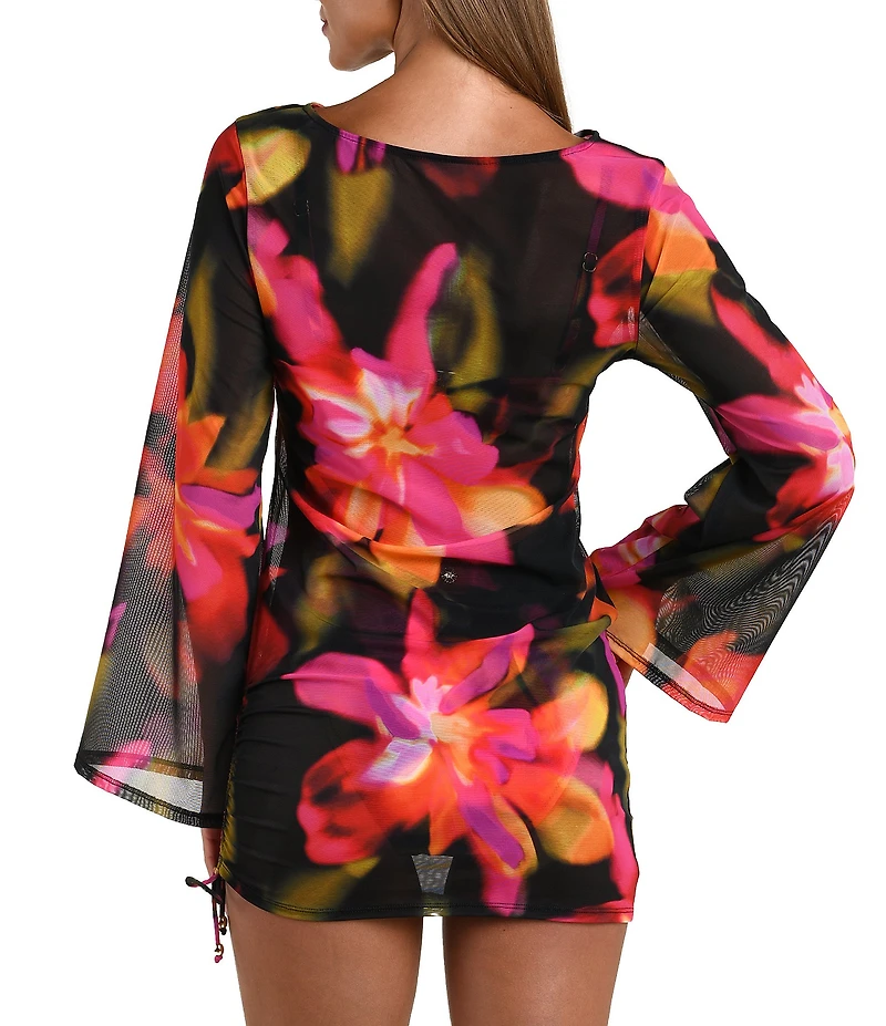 Sunshine '79 Floressence Floral Print Tunic Swim Cover-Up