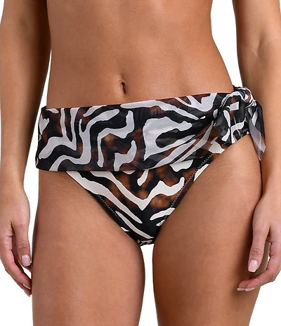 Sunshine '79 Nightlife Convertible Mesh Sash Hipster Swim Bottom