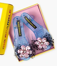 Super Smalls Opening Night Jeweled Flower Play Dress-Up Shoes