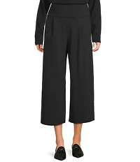 Susana Monaco High Waist Wide Leg Ankle Length Pants