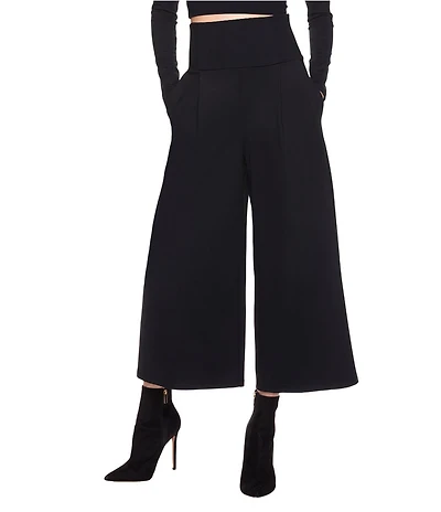 Susana Monaco High Waist Wide Leg Ankle Length Pants