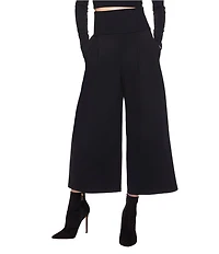 Susana Monaco High Waist Wide Leg Ankle Length Pants
