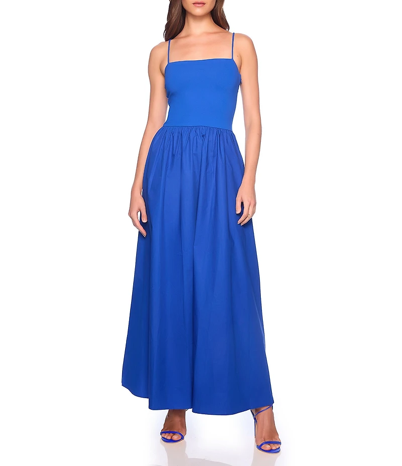 Susana Monaco Square Neck Sleeveless Maxi Dress