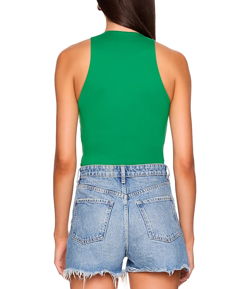 Susana Monaco Urban V-Neck Sleeveless Tank Top