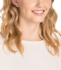 Swarovski Attract Square Stud Earrings