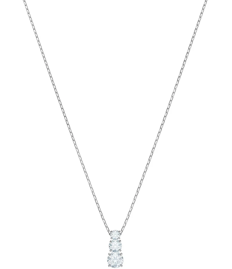 Swarovski Attract Trilogy Round Pendant Necklace