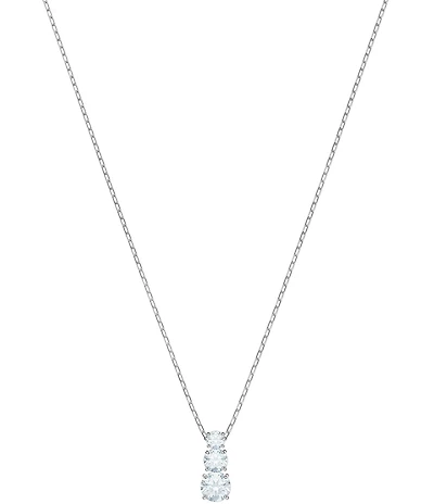 Swarovski Attract Trilogy Round Pendant Necklace