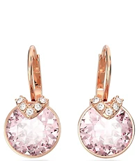 Swarovski Bella Rose Gold V Crystal Drop Earrrings