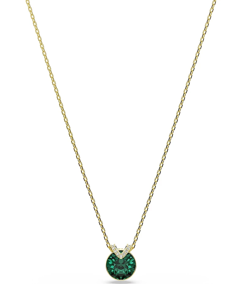 Swarovski Bella V Round Cut Short Pendant Necklace