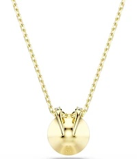 Swarovski Bella V Round Cut Short Pendant Necklace