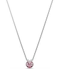 Swarovski Bella V Round Cut Short Pendant Necklace