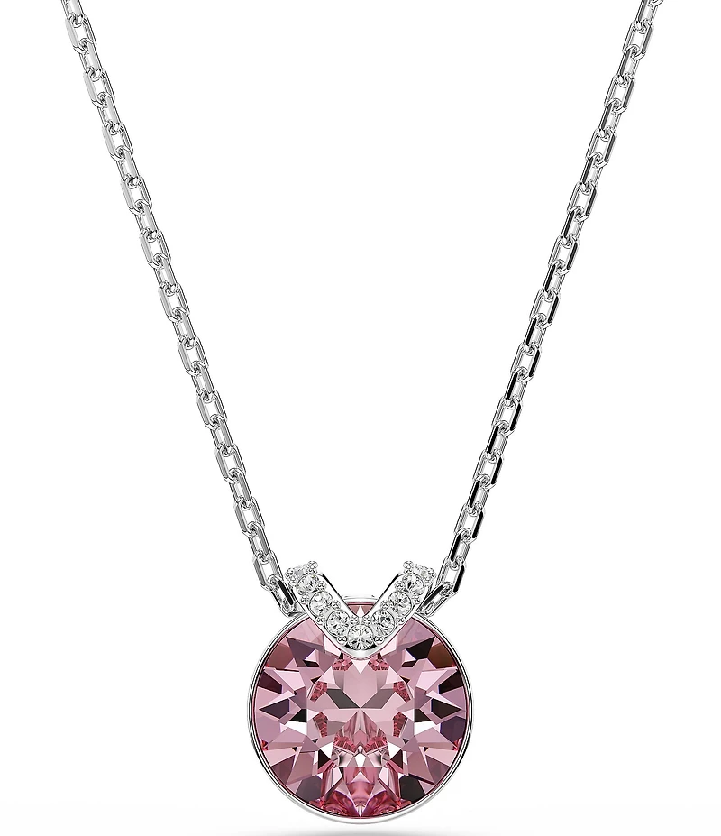 Swarovski Bella V Round Cut Short Pendant Necklace