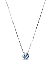 Swarovski Bella V Round Cut Short Pendant Necklace