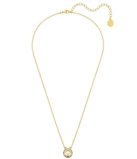 Swarovski Bella Gold Tone V Crystal Short Pendant Necklace