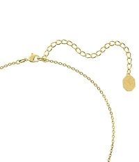 Swarovski Bella Gold Tone V Crystal Short Pendant Necklace