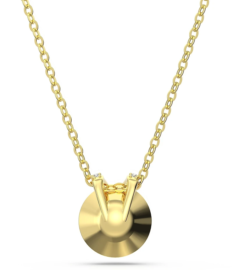 Swarovski Bella Gold Tone V Crystal Short Pendant Necklace