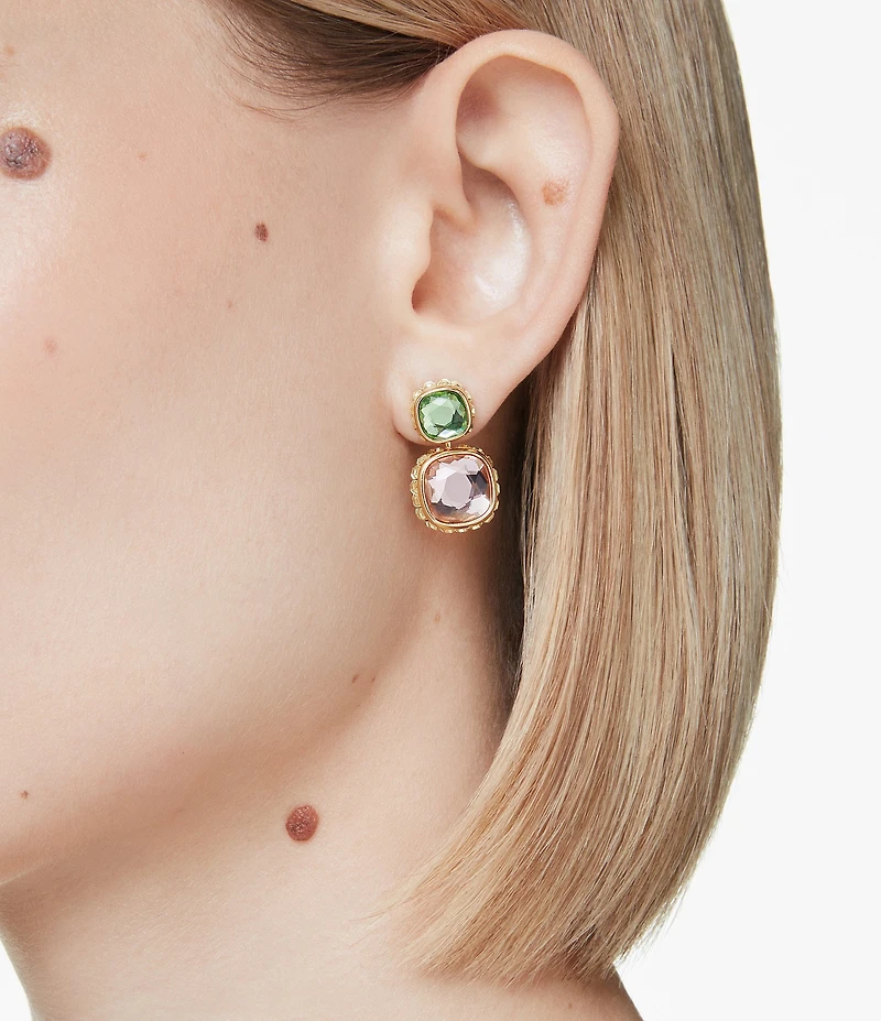 Swarovski Chroma Drop Reversible Earrings