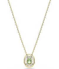 Swarovski Chroma Octagon Cut Short Pendant Necklace