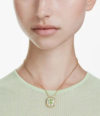 Swarovski Chroma Octagon Cut Short Pendant Necklace