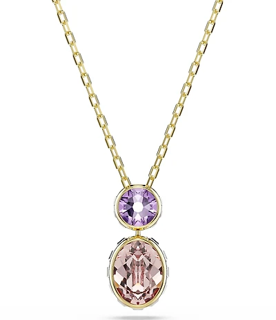 Swarovski Chroma Reversible Short Pendant Necklace