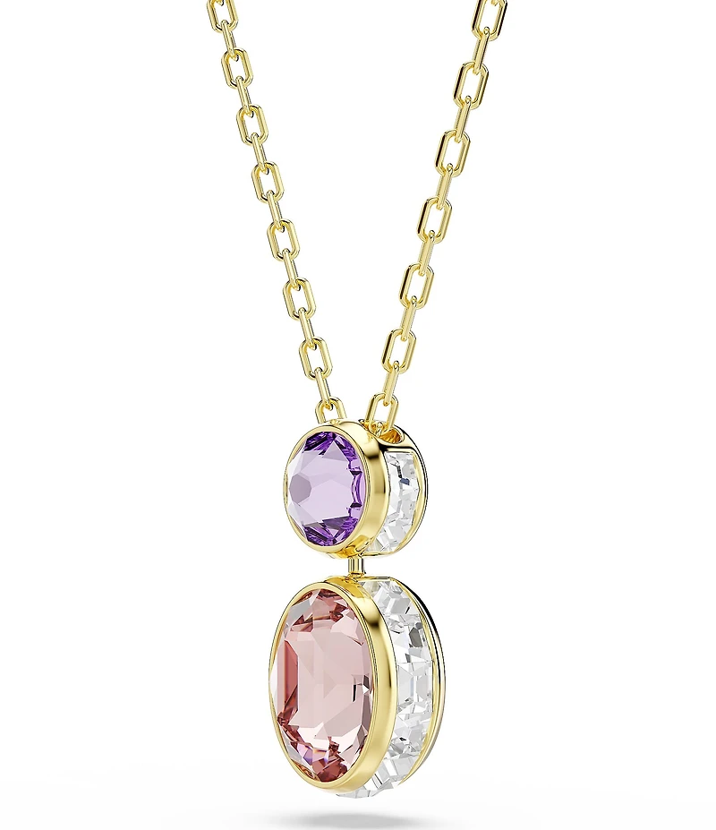 Swarovski Chroma Reversible Short Pendant Necklace