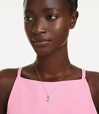 Swarovski Chroma Reversible Short Pendant Necklace
