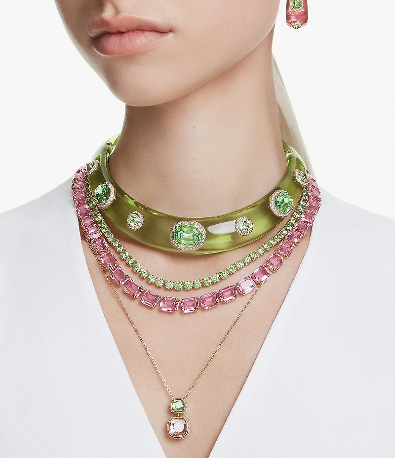 Swarovski Chroma Short Pendant Necklace