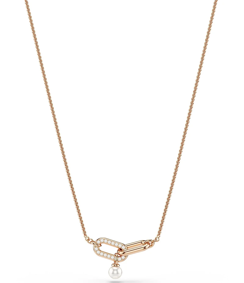 Swarovski Constella Crystal Pearl Short Pendant Necklace