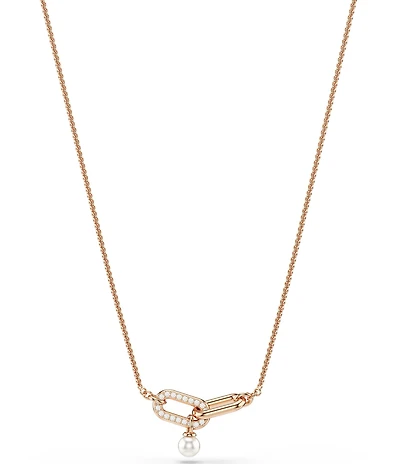 Swarovski Constella Crystal Pearl Short Pendant Necklace