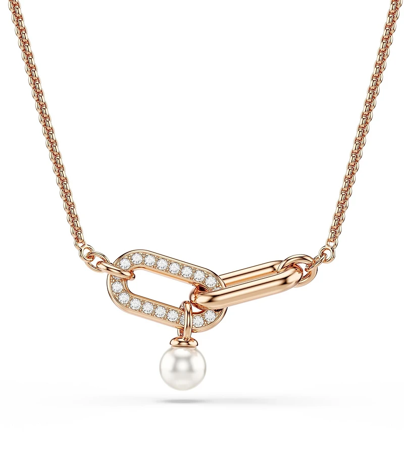 Swarovski Constella Crystal Pearl Short Pendant Necklace