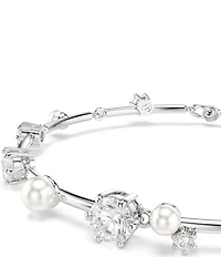 Swarovski Constella Crystal Pearl Tennis Line Bracelet