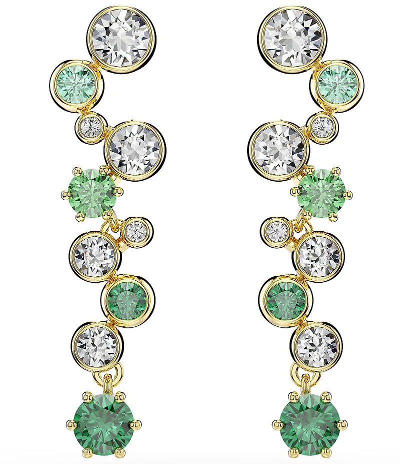 Swarovski Constella Mixed Cut Crystal Linear Earrings