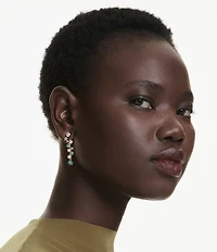 Swarovski Constella Mixed Cut Crystal Linear Earrings