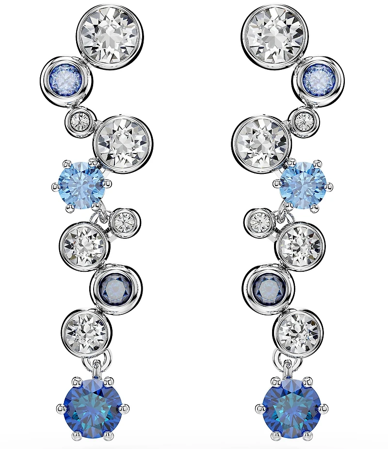 Swarovski Constella Mixed Cut Crystal Linear Earrings