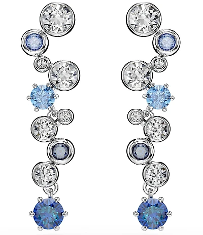 Swarovski Constella Mixed Cut Crystal Linear Earrings