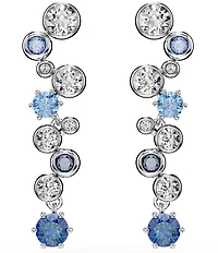 Swarovski Constella Mixed Cut Crystal Linear Earrings